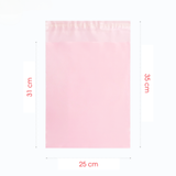  ET1HP - Túi nilon đóng hàng - Hồng Pastel - 25x35cm 