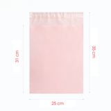  ET1HD - Túi nilon đóng hàng - Hồng đào - 25x35cm 