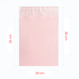  ET01HD - Túi nilon đóng hàng - Hồng đào - 20x30cm 