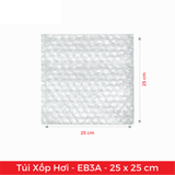  EB3A - 25x25 cm - Túi Bóng Khí - Màng Xốp Hơi 