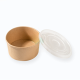  EFB2A - Tô giấy kraft nắp PP - Nâu - 1000 ml 