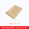  ED41 - 35x25x5 cm - Hộp carton dẹt nắp gài 