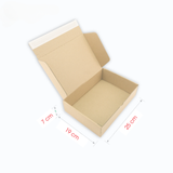  ENGK05 - 25x19x7cm - HỘP NẮP GÀI HÔNG KEO NIÊM PHONG 
