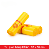  100 Túi/Pack Nilon giao hàng ET3V - 52x38 cm 
