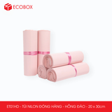  ET01HD - Túi nilon đóng hàng - Hồng đào - 20x30cm 