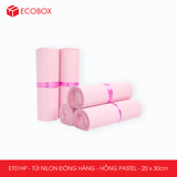  ET01HP - Túi nilon đóng hàng - Hồng Pastel - 20x30cm 