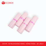  ET01HP - Túi nilon đóng hàng - Hồng Pastel - 20x30cm 
