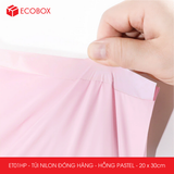  ET01HP - Túi nilon đóng hàng - Hồng Pastel - 20x30cm 