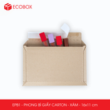 EPB1 – 16x11cm – PHONG BÌ GIẤY CARTON MÀU XÁM 