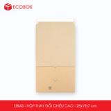  EBM3 - 28x19x7cm - HỘP CARTON THAY ĐỔI CHIỀU CAO 