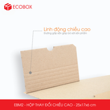  EBM2 - 25x17x6cm - HỘP CARTON THAY ĐỔI CHIỀU CAO 