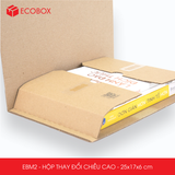  EBM2 - 25x17x6cm - HỘP CARTON THAY ĐỔI CHIỀU CAO 