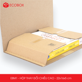  EBM1 - 22x16x5cm - HỘP CARTON THAY ĐỔI CHIỀU CAO 