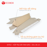  EHTG1 - Hộp trụ dài tam giác - D5x35 cm 