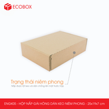 ENGK05 - 25x19x7cm - HỘP NẮP GÀI HÔNG KEO NIÊM PHONG 