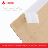  ENGK05 - 25x19x7cm - HỘP NẮP GÀI HÔNG KEO NIÊM PHONG 