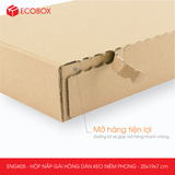  ENGK05 - 25x19x7cm - HỘP NẮP GÀI HÔNG KEO NIÊM PHONG 