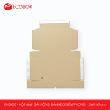  ENGK05 - 25x19x7cm - HỘP NẮP GÀI HÔNG KEO NIÊM PHONG 