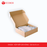  ENG04 - 23x16x10cm - HỘP NẮP GÀI HÔNG 