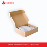 ENG06 - 28x21x7cm - HỘP NẮP GÀI HÔNG 