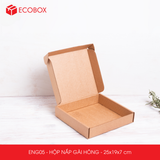  ENG05 - 25x19x7cm - HỘP NẮP GÀI HÔNG 