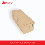  EC3 - 28.5x10x10 cm - Thùng hộp carton - Hộp cao 