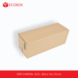  EC3 - 28.5x10x10 cm - Thùng hộp carton - Hộp cao 