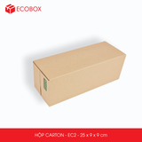  EC2 - 25x9x9 cm - Thùng hộp carton - Hộp cao 