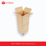  EC2 - 25x9x9 cm - Thùng hộp carton - Hộp cao 