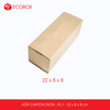  EC1 - 22x8x8 cm - Thùng hộp carton - Hộp cao trơn đóng hàng 