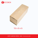  EC0 - 16x6x6 cm - Thùng hộp carton - Hộp cao trơn đóng hàng 
