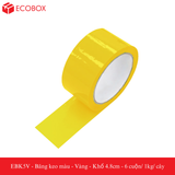  EBK5V - Băng keo màu - Vàng - Khổ 4.8cm - 6 cuộn/ 1kg/ cây 