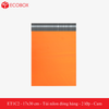  ET1C2 - 17x30 cm - Túi nilon đóng hàng - 2 lớp - Cam 