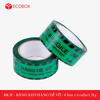 EBK3E - 4.8cm - Block 6 cuộn/1.2kg - Băng keo HÀNG DỄ VỠ màu xanh lá đen 