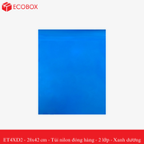  ET5XD2 - 38x52 cm - Túi nilon đóng hàng - 2 lớp - Xanh dương 