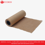  EHP4NS - 0.4x25m - CUỘN GIẤY SACK KRAFT TỔ ONG CHỐNG SỐC THAY THẾ BÓNG KHÍ XỐP HƠI ĐÓNG HÀNG 