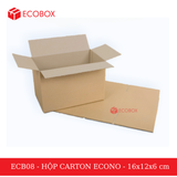  EEC08 - 16x12x6 cm - Hộp Carton Siêu Tiết Kiệm ECONO 