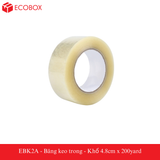  EBK2A - Băng keo trong - Khổ 4.8cm x 200yard 
