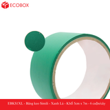  BKS1XL - Băng keo Simili - Xanh Lá - Khổ 5cm x 7m - 6 cuộn/cây 