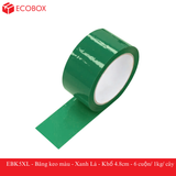  EBK5XL - Băng keo màu - Xanh Lá - Khổ 4.8cm - 6 cuộn/ 1kg/ cây 