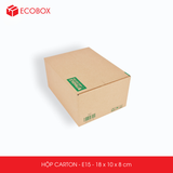  E15 - 18x10x8 cm - Thùng hộp carton 