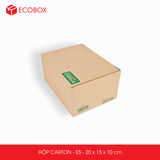  E5 - 20x15x10 cm - Thùng hộp carton 