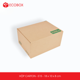  E15 - 18x10x8 cm - Thùng hộp carton 