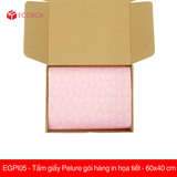  EGPI05 - Tấm giấy Pelure gói hàng in họa tiết - 60x40 cm 