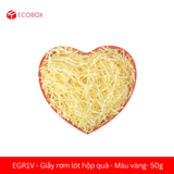  EGR1V - Giấy rơm lót hộp quà - Màu vàng 