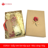  EGR1V - Giấy rơm lót hộp quà - Màu vàng 