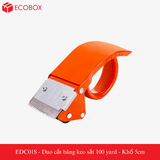  EDC01S - Dao cắt băng keo sắt 100 yard - Khổ 5cm 