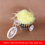  EGR1V - Giấy rơm lót hộp quà - Màu vàng 