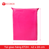  100 Túi/Pack Nilon giao hàng ET2H - 42x28 cm 