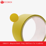  EBKS1V - Băng keo Simili - Vàng - Khổ 5cm x 7m - 6 cuộn/cây 